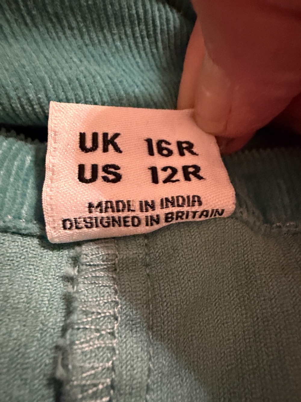 Lucy & Yak Teal Blue Corduroy Dungarees Overalls - Picture 5 of 8